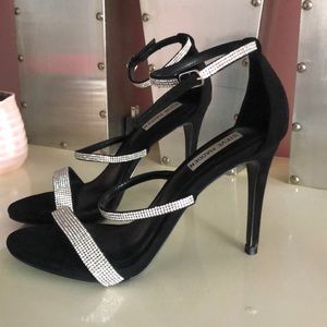 4in Steve Madden rhinestone heels